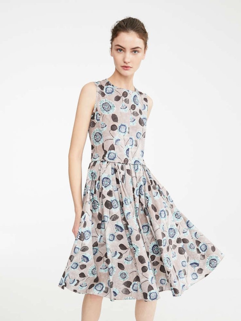 S Max Mara Womens fit and flare dress a line sleeveless coquette girl small